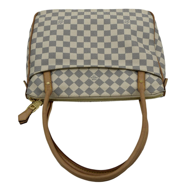 LOUIS VUITTON Figheri PM Damier Azur Shoulder Bag White