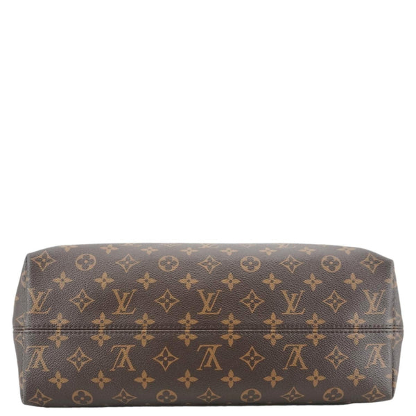 LOUIS VUITTON Graceful MM Monogram Canvas Shoulder Bag Brown