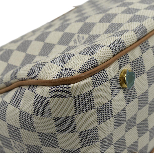 LOUIS VUITTON Figheri PM Damier Azur Shoulder Bag White