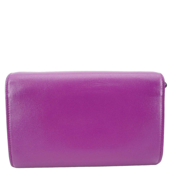 GUCCI Horsebit 1955 mini Leather Shoulder Bag Purple 724713