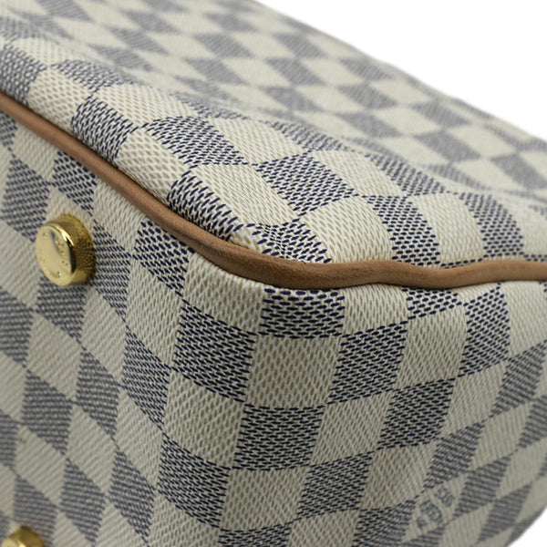 LOUIS VUITTON Figheri PM Damier Azur Shoulder Bag White