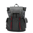 GUCCI GG Supreme Canvas Backpack Black 495563
