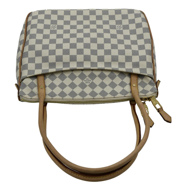 LOUIS VUITTON Figheri PM Damier Azur Shoulder Bag White