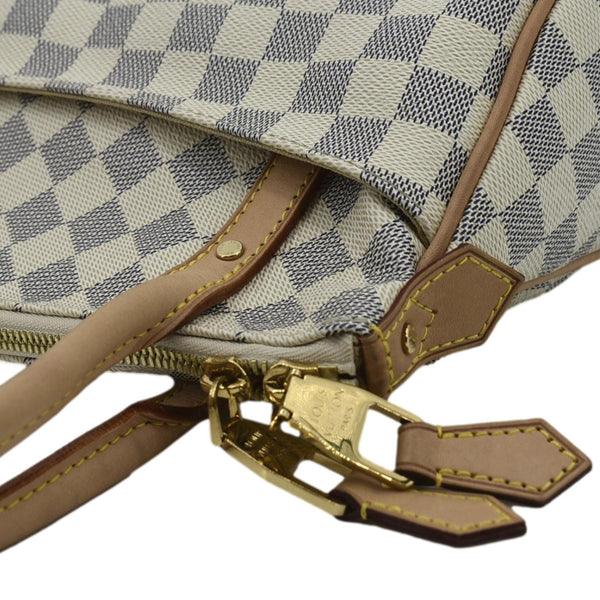 LOUIS VUITTON Figheri PM Damier Azur Shoulder Bag White