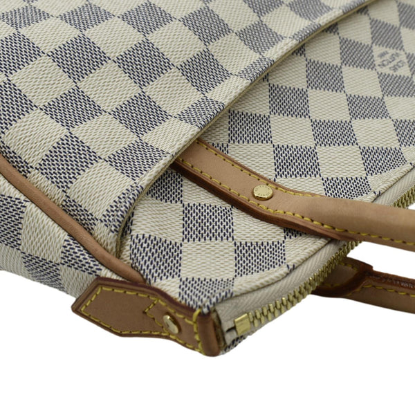 LOUIS VUITTON Figheri PM Damier Azur Shoulder Bag White