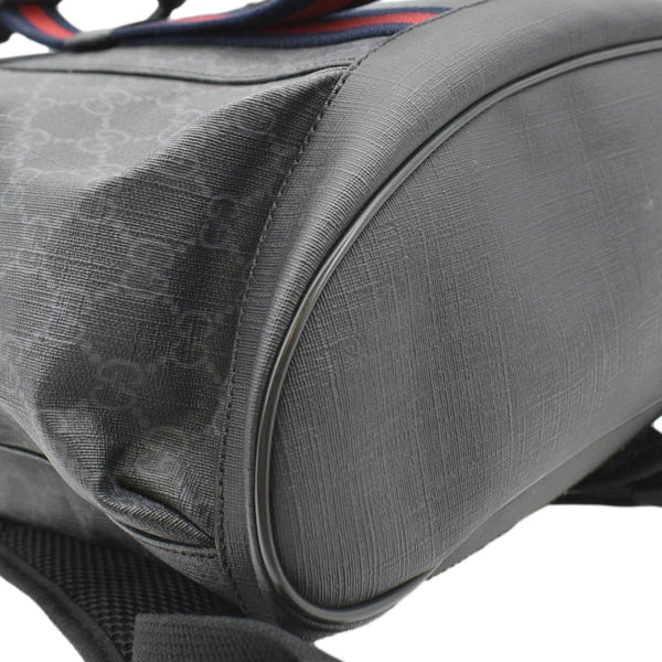 GUCCI GG Supreme Canvas Backpack Black 495563