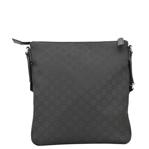 GUCCI GG Monogram Nylon Messenger Bag Black 449184