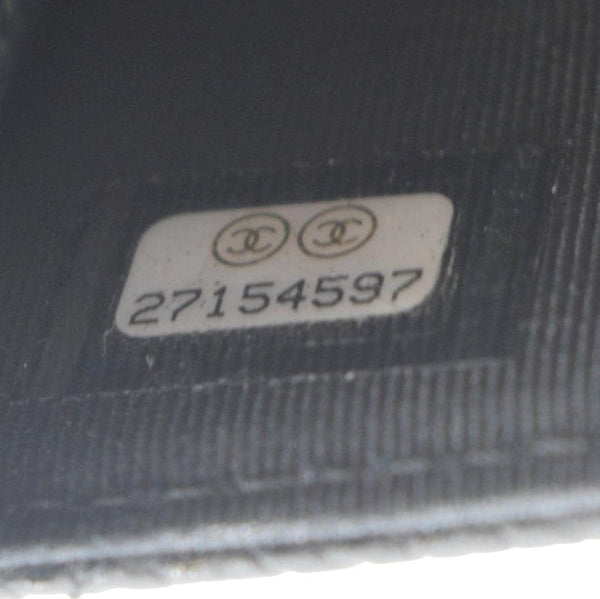 CHANEL Woc Caviar Leather Wallet On Chain Clutch Bag Black