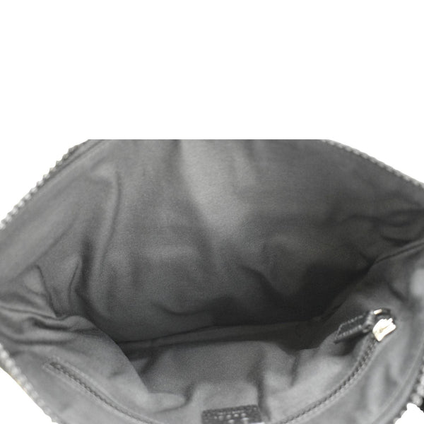 GUCCI GG Monogram Nylon Messenger Bag Black 449184