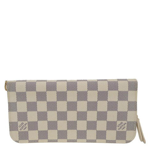 LOUIS VUITTON Insolite Damier Azur Wallet White