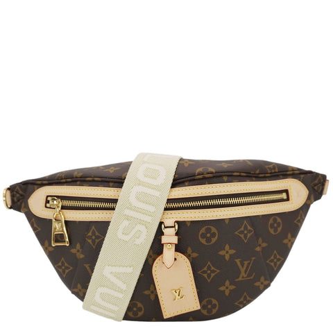 LOUIS VUITTON High Rise Monogram Canvas Bumbag Brown