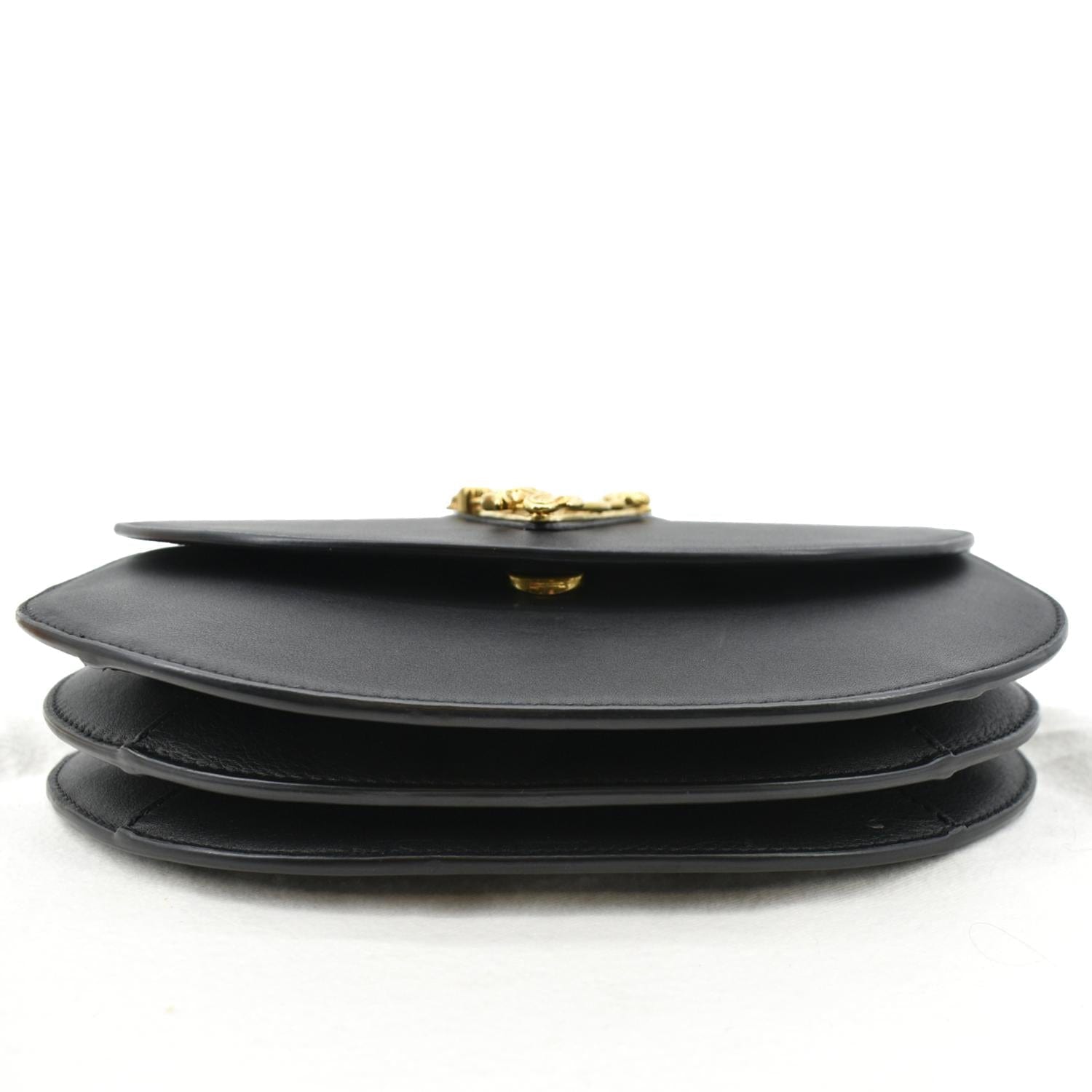 Versace Black Smooth Leather Virtus Barocco V Small Top Handle, myGemma, DE