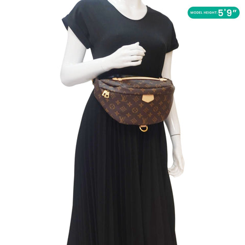 LOUIS VUITTON Monogram Canvas Bumbag Brown