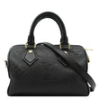 LOUIS VUITTON Speedy 20 Bandouliere Empreinte Leather Shoulder Bag Black