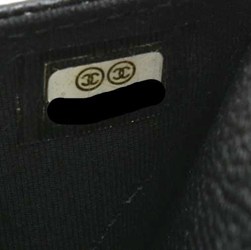 CHANEL Wallet On Chain Quilted Caviar Leather Crossbody Bag Black