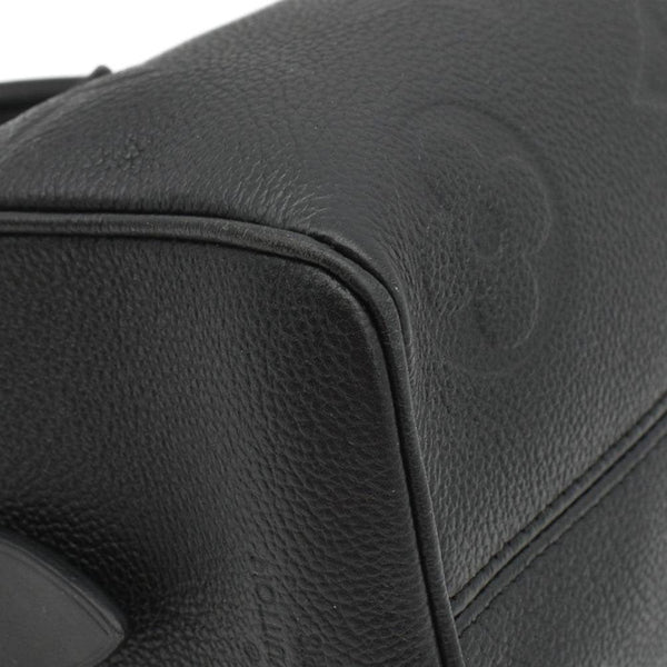 LOUIS VUITTON Speedy 20 Bandouliere Empreinte Leather Shoulder Bag Black