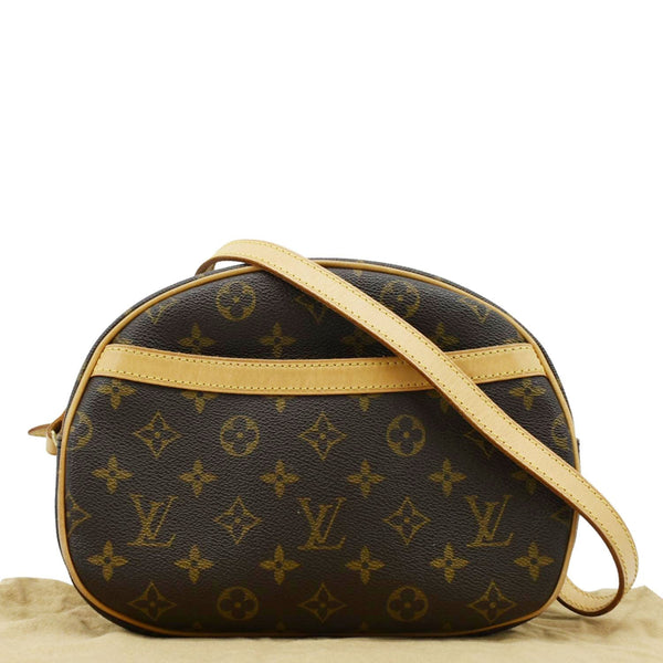 LOUIS VUITTON Blois Monogram Canvas Crossbody Bag Brown