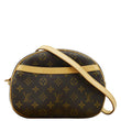 LOUIS VUITTON Blois Monogram Canvas Crossbody Bag Brown