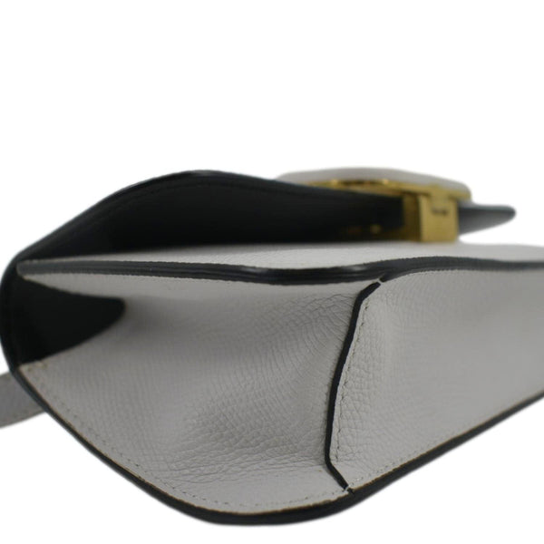 VALENTINO VSling Leather Crossbody Belt Bag White