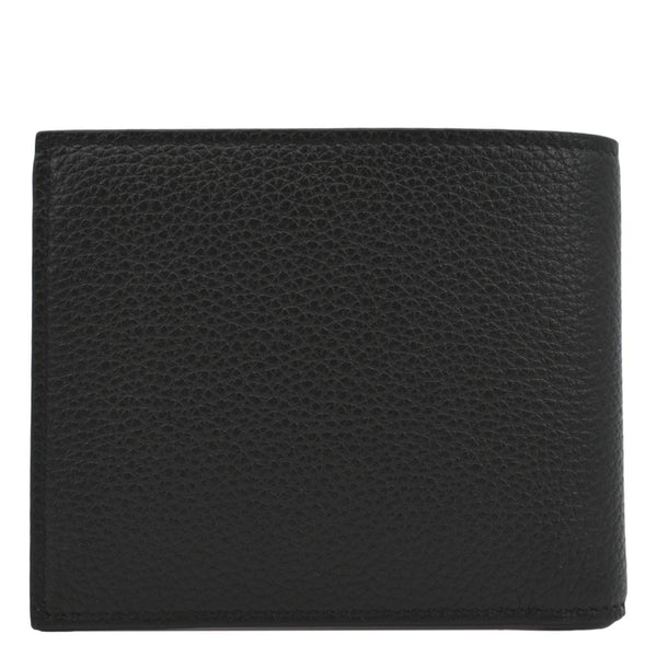 CHRISTIAN LOUBOUTIN Coolcard Grained Calf Leather Bifold Wallet Black