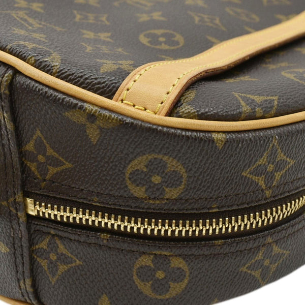 LOUIS VUITTON Blois Monogram Canvas Crossbody Bag Brown
