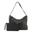 LOUIS VUITTON Carryall MM Empreinte Leather Shoulder Bag Black
