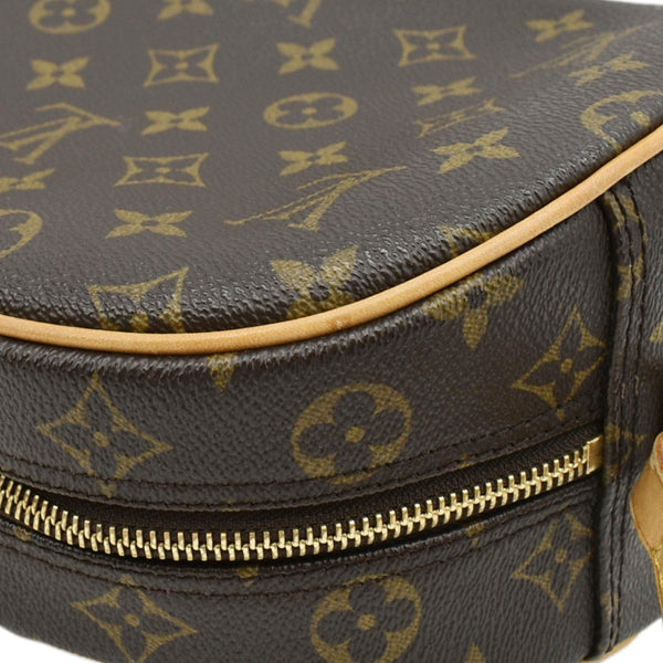LOUIS VUITTON Blois Monogram Canvas Crossbody Bag Brown