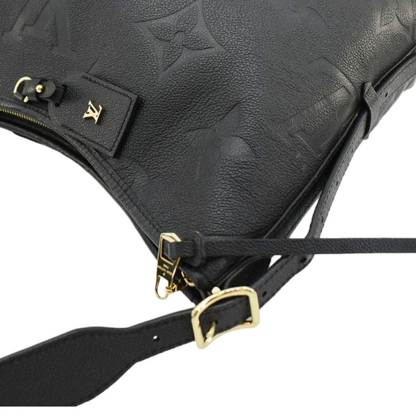 LOUIS VUITTON Carryall MM Empreinte Leather Shoulder Bag Black