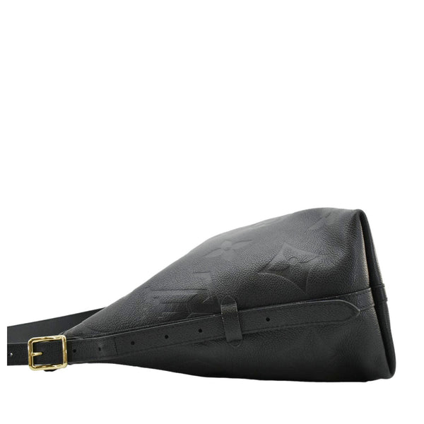 LOUIS VUITTON Carryall MM Empreinte Leather Shoulder Bag Black