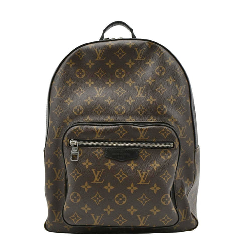 LOUIS VUITTON Josh Monogram Canvas Backpack Bag Brown