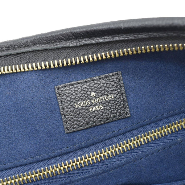 LOUIS VUITTON Carryall MM Empreinte Leather Shoulder Bag Black