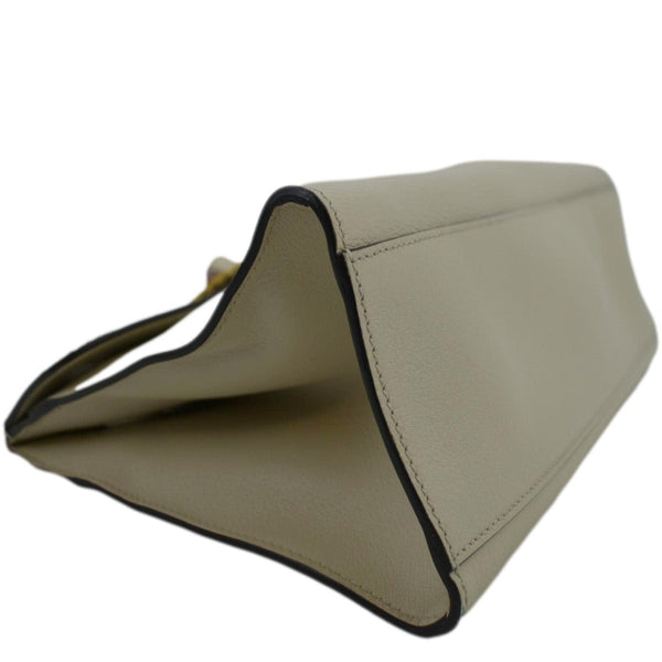 GUCCI Totem Butterfly Medium Leather Shoulder Bag Beige 505344