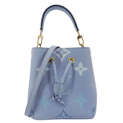 LOUIS VUITTON NeoNoe BB Monogram Empreinte Shoulder Bag Summer Blue