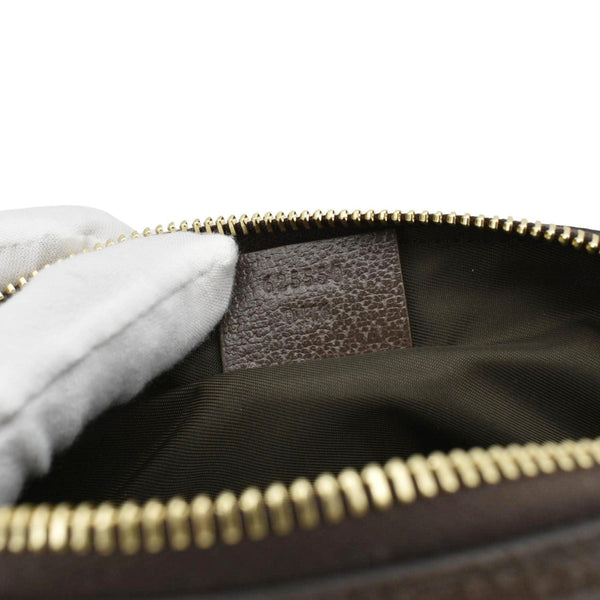 GUCCI Ophidia GG Medium Supreme Canvas Cosmetic Case Beige 625550