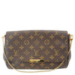LOUIS VUITTON Favorite MM Monogram Canvas Shoulder Bag Brown