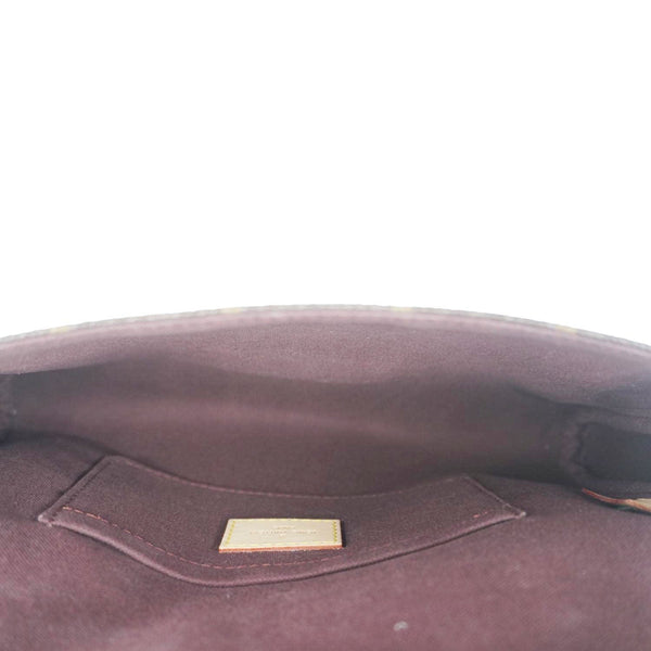 LOUIS VUITTON Favorite MM Monogram Canvas Shoulder Bag Brown