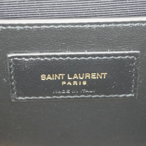 YVES SAINT LAURENT Kate Medium Grain De Poudre Leather Crossbody Bag Black