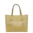 VALENTINO By Mario Valentino Leather Tote Bag Cream