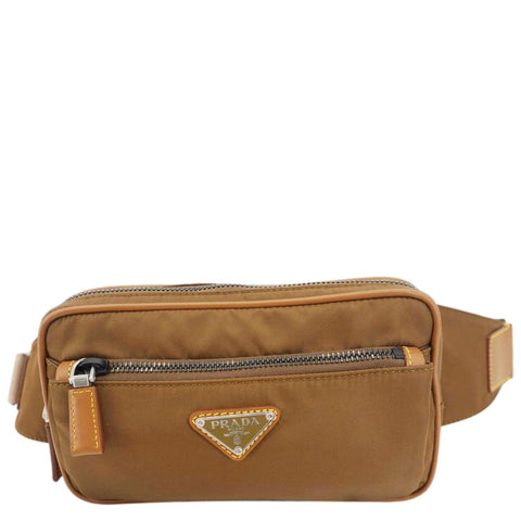 PRADA Re-Nylon Belt Bag Brown