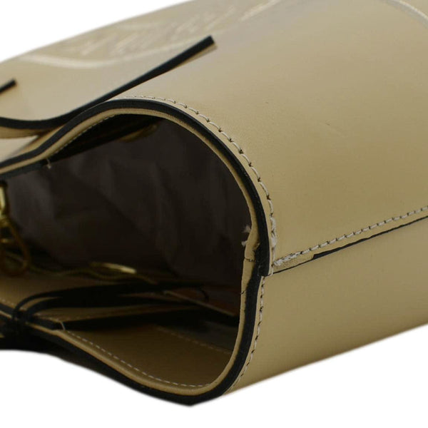 VALENTINO By Mario Valentino Leather Tote Bag Cream