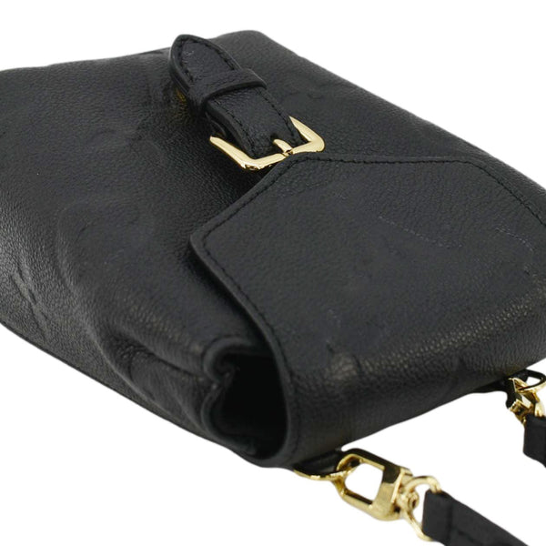 LOUIS VUITTON Tiny Monogram Empreinte Leather Backpack Black