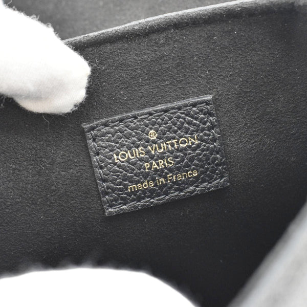 LOUIS VUITTON Tiny Monogram Empreinte Leather Backpack Black