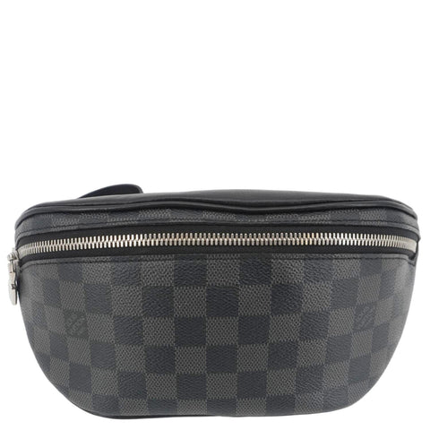 LOUIS VUITTON Campus Damier Graphite Bumbag Black