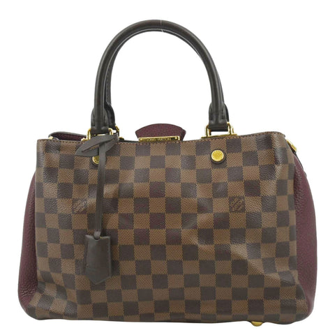 LOUIS VUITTON Brittany Damier Ebene Shoulder Bag Brown