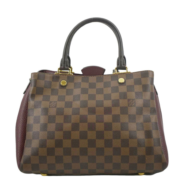 LOUIS VUITTON Brittany Damier Ebene Shoulder Bag Brown