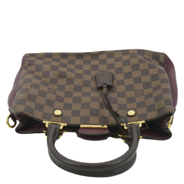 LOUIS VUITTON Brittany Damier Ebene Shoulder Bag Brown