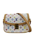 LOUIS VUITTON Sologne Multicolor Monogram Canvas Crossbody Bag White