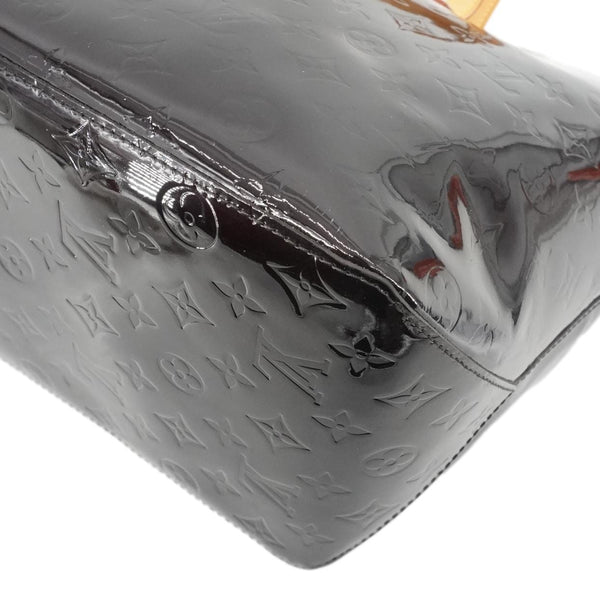 LOUIS VUITTON Bellevue Vernis Leather Tote Bag Burgundy