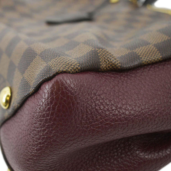 LOUIS VUITTON Brittany Damier Ebene Shoulder Bag Brown