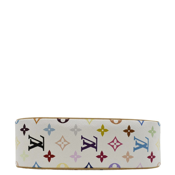 LOUIS VUITTON Sologne Multicolor Monogram Canvas Crossbody Bag White